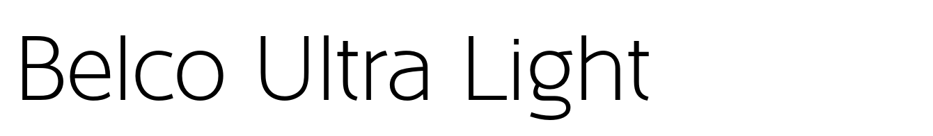 Belco Ultra Light